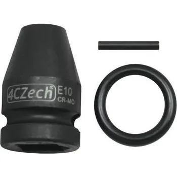 Gola hlavice 1/2" Nástrčná průmyslová hlavice 4CZECH TORX CrMo+trn,o-kroužek Varianta: TORX E12