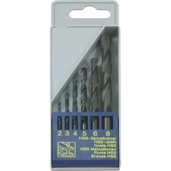 NÁSTROJE CZ Sada vrtáků 6-dílná (2;3;4;5;6;8mm) ČSN221121RNHSS Pasivované