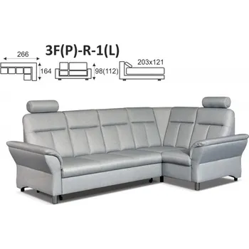 MEBLOSOFT Modulová sedací souprava TORO 3F+R+1