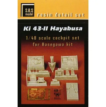Plastikový model S.B.S model 1/48 Ki-43 Hayabusa (Oscar) Cockpit set (HAS)