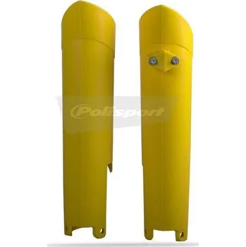 POLISPORT kryty teleskopů / tlumičů KTM SX/SXF 08-14 EXC/EXCF 08-15, HUSQVARNA TC14, FC 14, TE,FE 14-15, barva žlutá