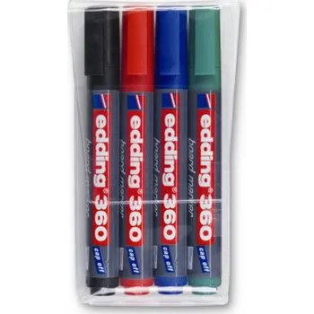 Kancelářský nábytek Popisovače - fixy na bílé tabule (základní sada 4ks)