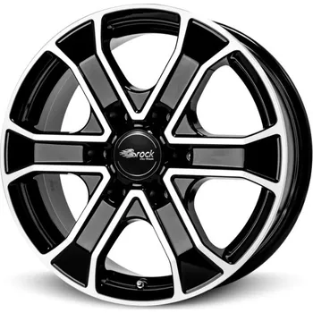 Alu kolo Alu disk Brock RC31 7x16, 6x139,7, 106.1, ET42 Schwarz Glanz Voll-Poliert (SGVP)