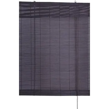 Bambusová roleta, čokoládově hnědá 60 x 180 cm