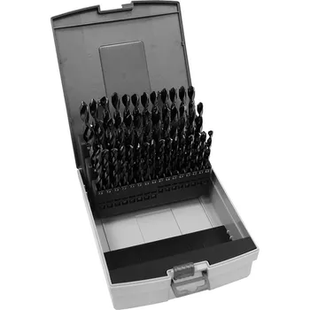 Vrták NÁSTROJE CZ Sada vrtáků 41-ti dílná 6,00-10,00x0,1mm DIN338RNHSSCX Lesklá, plast