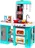 iMex Toys Velká kuchyňka s tekoucí vodou a lednicí, tyrkysová