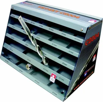 Vrták NÁSTROJE CZ Prodejní box malý 1,00-13,00x0,5mm, 205 kusů S338RCZ004HSSCo5