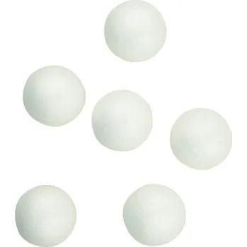 Vánoční dekorace Koule z polystyrenu 4 cm, 6 ks 6710