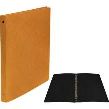 Pořadač čtyřkroužkový prešpan A4 oranžový