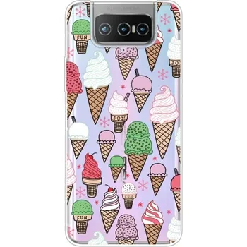 Pouzdro na tablet VSECHNONAMOBIL 24431 ART Silikonový kryt Asus Zenfone 7 (ZS670KS) ICE CREAM