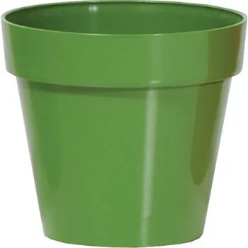 Květináč Květináč Cube Shine - zelená 20 cm