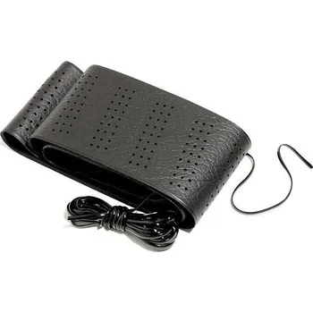 Autodoplněk COMPASS | Potah volantu omotávací černý - 37cm, 06425