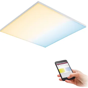 Paulmann 79826 Velora, subtilní stropní LED panel bez rámečku, 19,5W LED 2700-6500K ZigBee, 60x60cm