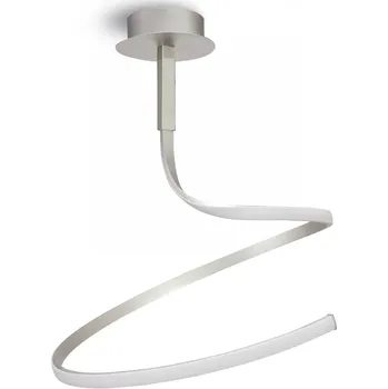 Mantra 4996 Nur, moderní svítidlo, 30W LED 3000K stmívatelné, stříbrná/chrom, prům. 52cm, výška 64cm