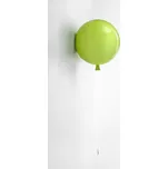Brokis Memory, nástěnný svítící balonek ze zeleného skla, 1x15W E27, prům. 30cm