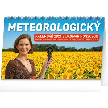 Presco Group Stolní meteorologický kalendář s Dagmar Honsovou 2021 Kalendář Presco Group Stolní meteorologický kalendář s Dagmar Honsovou 2021