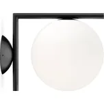 Flos F3178030 IC Lights C/W1, designové svítidlo, 1x60W E14, černá, Ø 20cm