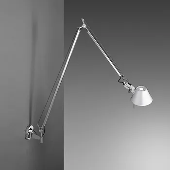 Nástěnné svítidlo Artemide A029050 Tolomeo Braccio Halo, designové nástěnné svítidlo s vypínačem, 1x77W E27, hliník, max. 167cm