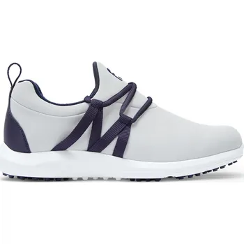 Footjoy Leisure UK 4, Light Grey + Navy Slip-On, dámské