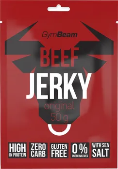 Sušené maso GymBeam Beef Jerky 50 g
