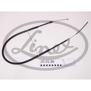 Lanko parkovací brzdy Tazne lanko, provozni brzda, , 6006000596, 7700307291, LINEX, 35.01.86