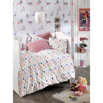 Povlečení Brotex Motýlci 140 x 200, 70 x 90 cm zipový uzávěr