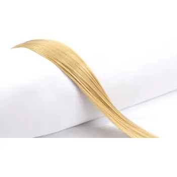 Příčesek Beauty for You Slovanské vlasy - rovné prameny s plochým hrotem, vlasy 40 cm, pro keratinovou nebo ultrazvukovou metodu VÝPRODEJ: 22 golden light blonde - zlatá světlá blond