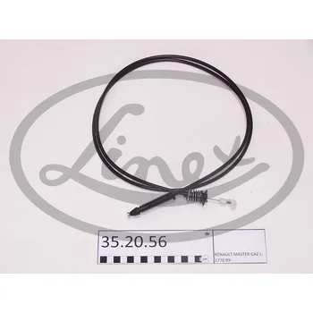 Lanko parkovací brzdy Lanko plynu, , 7700732603, LINEX, 35.20.56