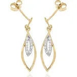 Zlatnictví U Kostela Zlaté visací náušnice kapky 476 482000099