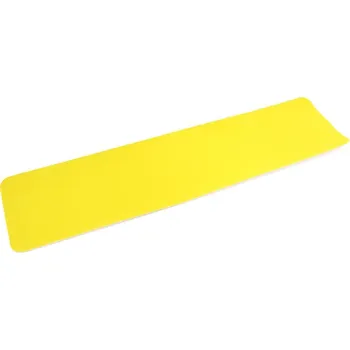 Výstražná páska Žlutá korundová protiskluzová páska (pás) FLOMA Standard - délka 15 cm, šířka 61 cm, tloušťka 0,7 mm