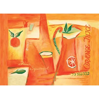 prostírání Korkové prostírání Orange jujce, střední - /29*21,5 cm/ - 4 ks