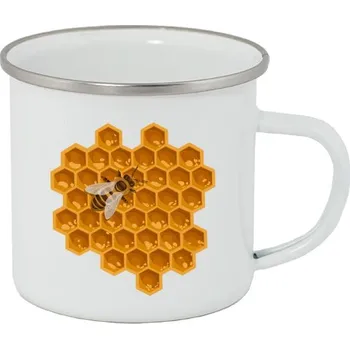 Plecháček - nerezový lem s potiskem Plecháček Honeybee