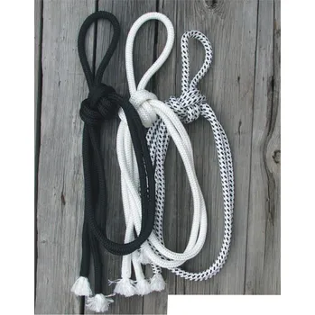 otěže slobber-straps - samostatné lano Průměr: 12, Barva: bílá/černá