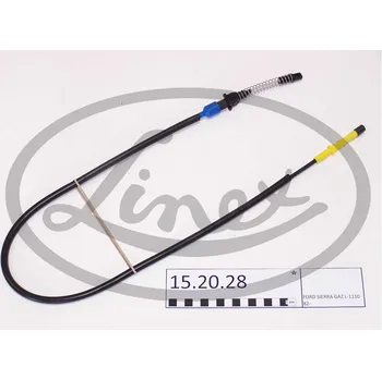 Lanko parkovací brzdy Lanko plynu, , 1634278, LINEX, 15.20.28