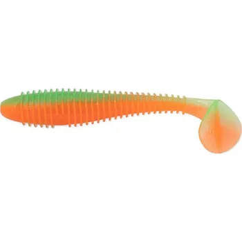 Umělá nástraha Gumová Nástraha Keitech Swing Impact Fat 3.3" 8,2cm UV Lime / Orange (7ks)