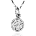 Zlatnictví U Kostela Stříbrný přívěsek s bílými kamínky 023 480332281