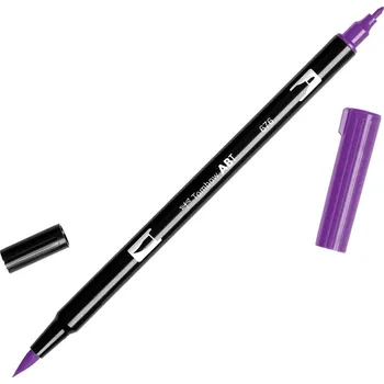 Oboustranný štětcový fix Tombow ABT DUAL - fialová Barva: 676 - Royal Purple