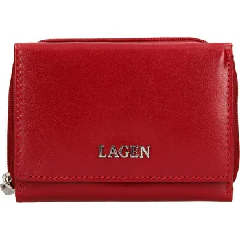 Peněženka Lagen Dámská kožená peněženka 250453 červená