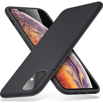 Pouzdro na mobilní telefon Extrapevný silikonový ochranný kryt pro Apple iPhone 12 Pro - černý