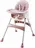 EcoToys Jídelní židlička se stolečkem, růžová