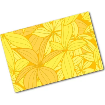 Kuchyňské prkénko Deska na krájení tvrzená Žluté pozadí