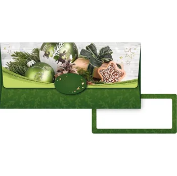 Obálka MFP Obálka na peníze vánoční 190 x 90 mm