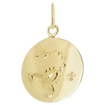 Přívěsek Zlatnictví Noemi Přívěšek znamení Štír ze žlutého zlata ZZ0683STIF Žlutá