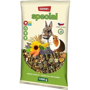 Krmivo pro hlodavce NUTRIN s.r.o. Darwins Speciál morče, králík 1 kg