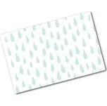 Deska na krájení skleněná Kapky dětský pokoj