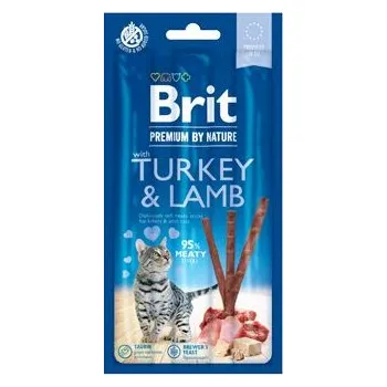 Pamlsek pro kočku Brit Premium Cat by Nature Sticks Turkey&Lamb(3pcs)