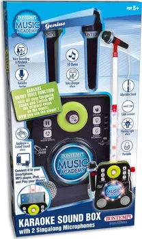 Hudební nástroj pro děti Bontempi Karaoke s 2 mikrofony a hracím boxem