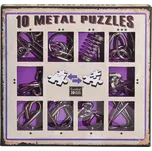 Albi Sada 10 hlavolamů kov fialová