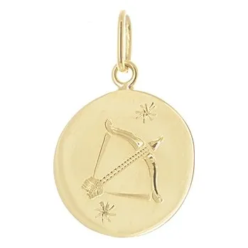 Přívěsek Přívěšek znamení Střelec ze žlutého zlata ZZ0683STRF + dárek zdarma