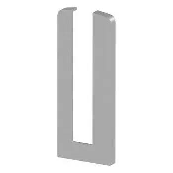 Zábradlí Zaslepka SL-121x45 elox AL-S-E, pravá, sklo 16,76